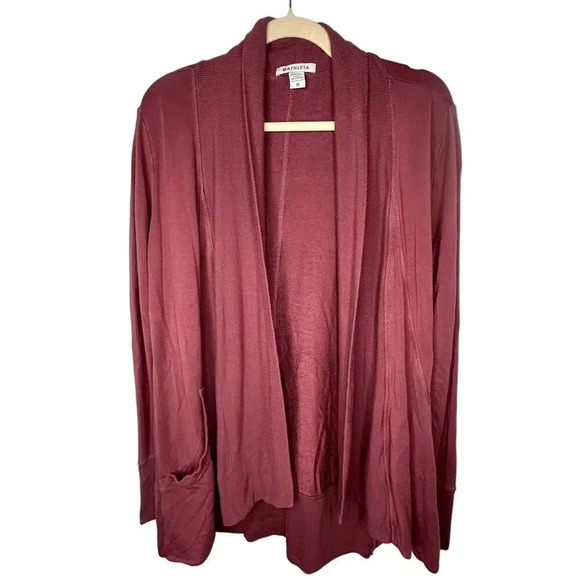 Athleta Cardigan Size XS Mauve Athleisure Soft Active Casual - Picture 1 of 7